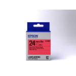 Epson Pastel Tape- LK-6RBP Pastel Blk/Red 24/9