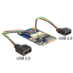 DeLOCK 95242 interfacekaart/-adapter Intern USB 2.0