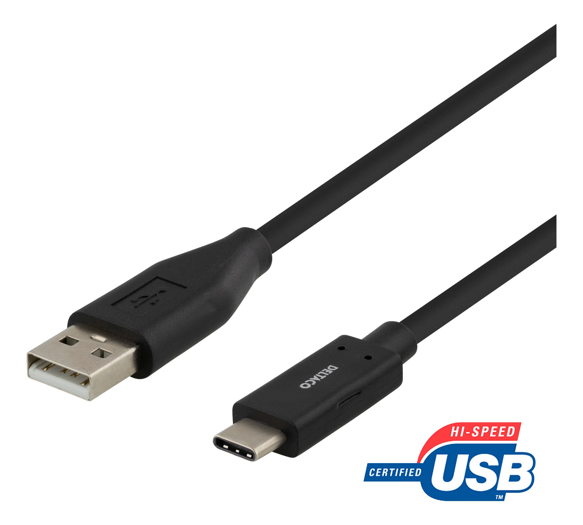EU Product - USB 2.0 Cable, Typ C - Typ A , 0.5m, Black thumbnail