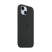 Apple iPhone 15 Silicone Case with MagSafe - Black