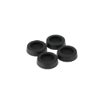 InLine Rubber Feet for PC and Server Casings 4 Pack black