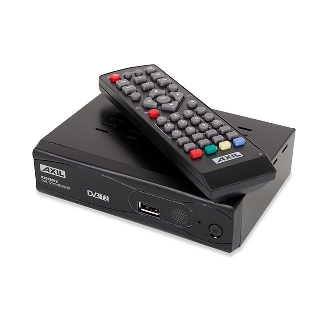 Engel Axil RT7130T2 descodificador para televisor Cable Full HD Negro