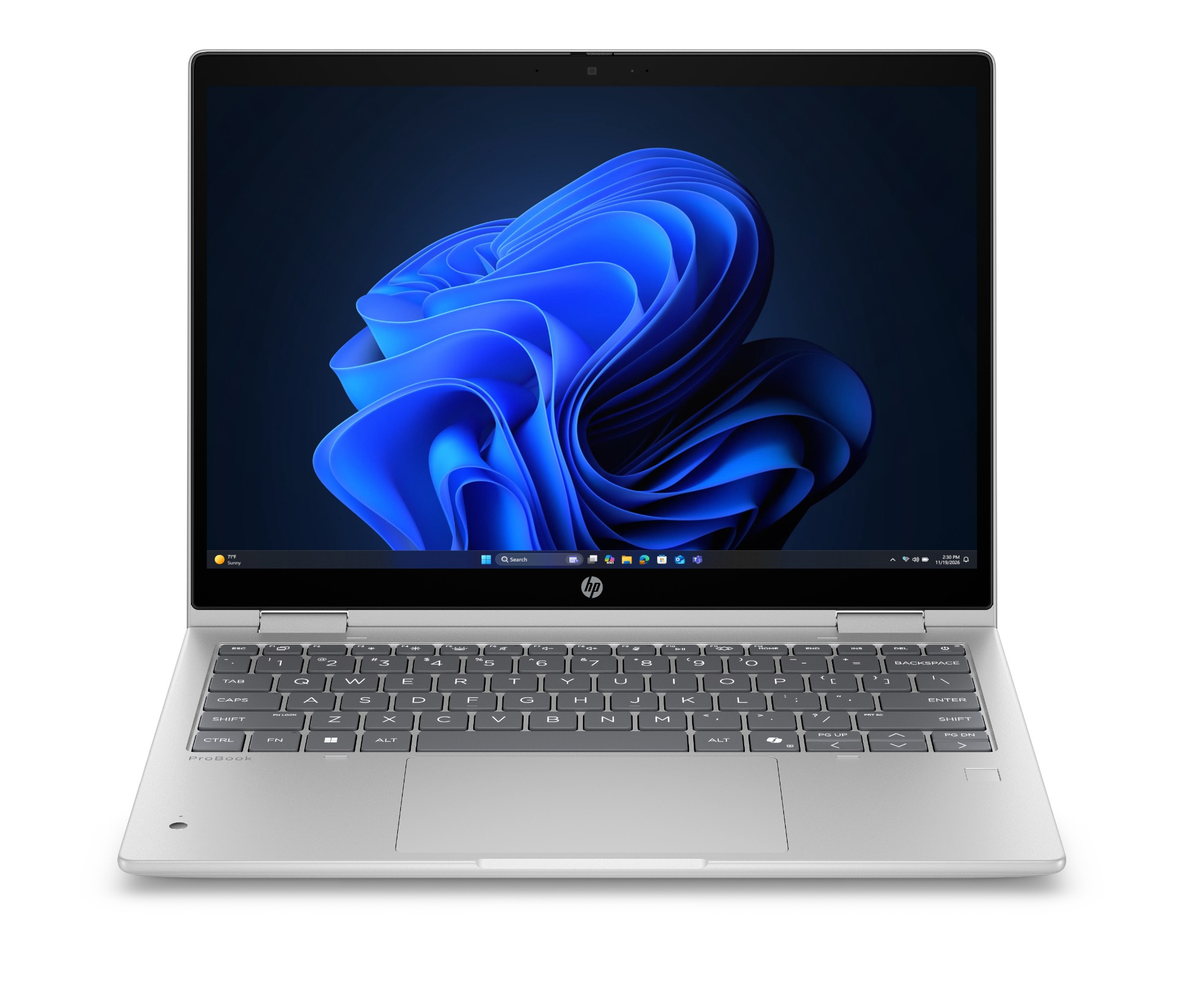 HP E34TKET laptop 33.8 cm (13.3") Touchscreen WUXGA 16 GB DDR5-SDRAM 512 GB SSD Wi-Fi 6E (802.11ax) Windows 11 Pro AI PC Silver
