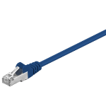 Goobay CAT 5e Patch Cable, F/UTP, blue, 0.5 m