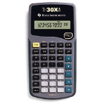 Texas Instruments TI-30XA calculator Pocket Scientific Grey