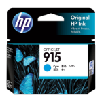 HP 915 CYAN ORIGINAL INK CARTRIDGE 315 PAGES