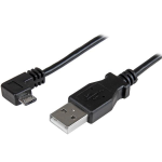 StarTech.com USBAUB1MRA USB cable 39.4" (1 m) USB 2.0 USB A Micro-USB B Black
