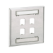 Panduit CFPL4S-2GY wall plate/switch cover Stainless steel