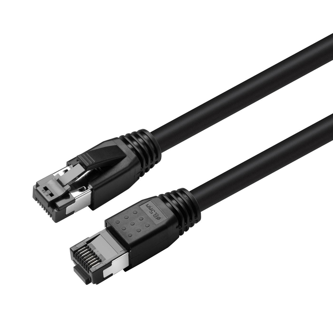 MicroConnect MC-SFTP801S CAT8.1 S/FTP 1m Black LSZH - Image 3
