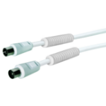 Schwaiger 5.0m IEC - IEC coaxial cable 5 m White