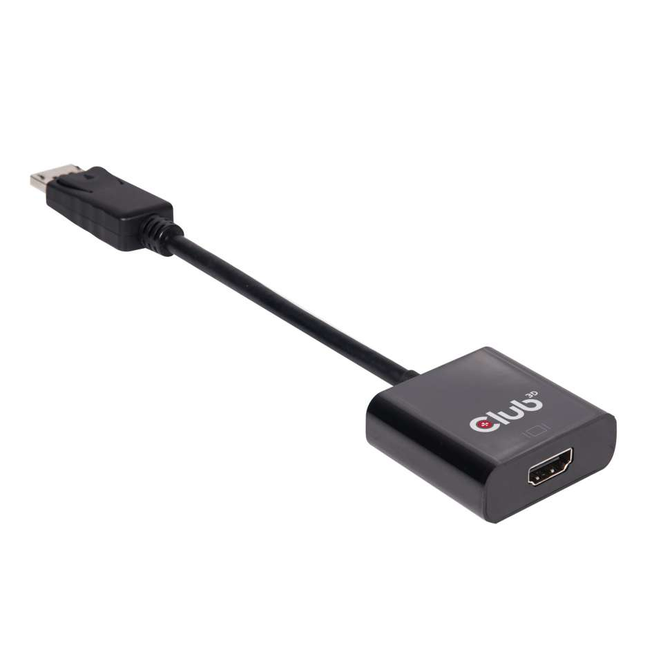 Image of CLUB3D DisplayPort 1.2 to HDMI 2.0 UHD Active Adapter