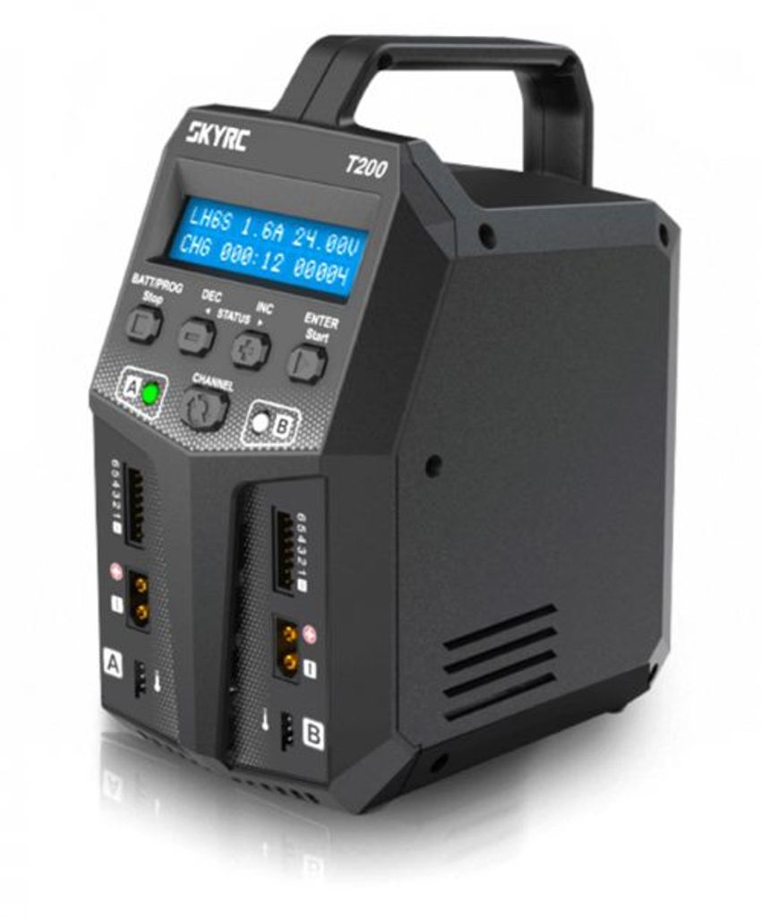 EU Product - T200 XT60 Charger 240VAC/12VDC 12A 2x100W