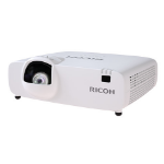 Ricoh PJ WUL5A40ST data projector Short throw projector 4500 ANSI lumens 3LCD WUXGA (1920x1200) White