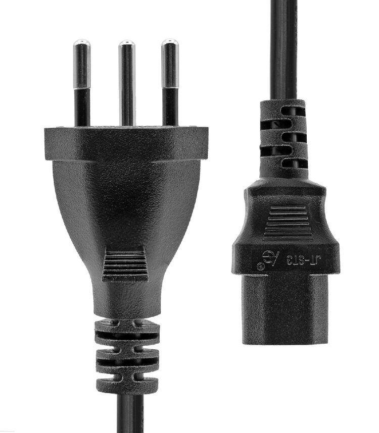 ProXtend Type J (Swiss) to C13 Power Cord Black 3m