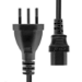 ProXtend Type J (Swiss) to C13 Power Cord Black 3m