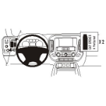 Brodit ProClip 804954 Passieve houder Mobiele telefoon/Smartphone, Draagbare mobiele computer Zwart