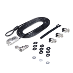 StarTech.com 3M4-DESK-LOCKING-KIT cable lock Black, Silver 118.1" (3 m)