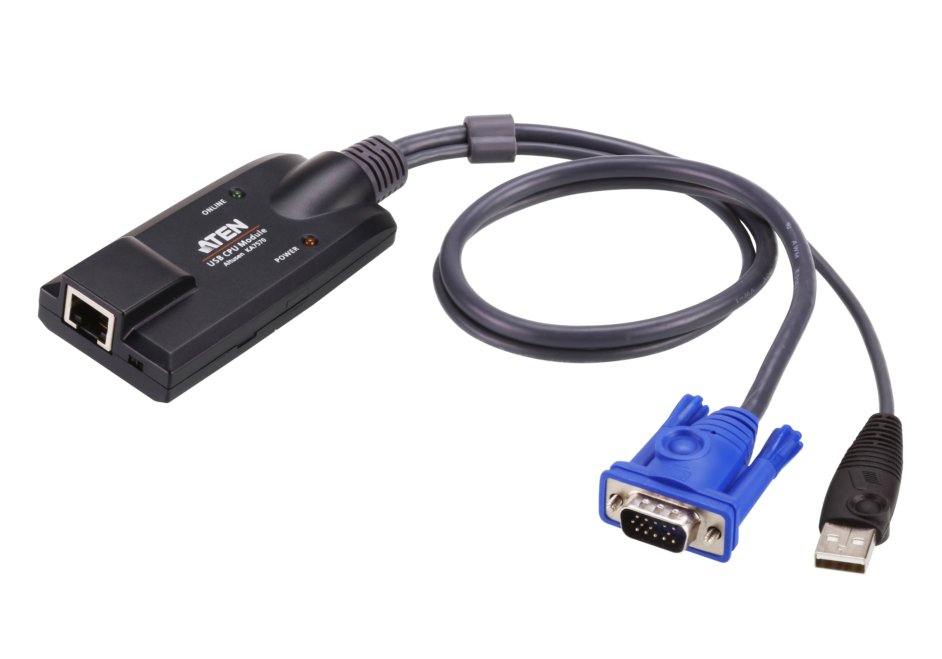 Image of ATEN KA7570 KVM cable Black