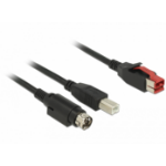 DeLOCK 85490 USB-kabel USB 2.0 4 m USB B Zwart