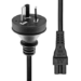 ProXtend Type I (Australia) to C5 Power Cord Black 2m