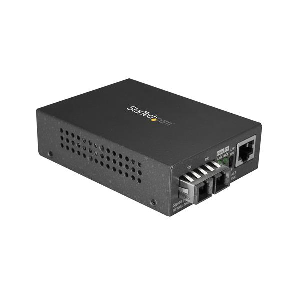 Image of StarTech.com Multimode (MM) SC Fiber Media Converter for...