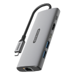Sitecom CN-5506 interface hub USB Type-C 10000 Mbit/s Dark Grey