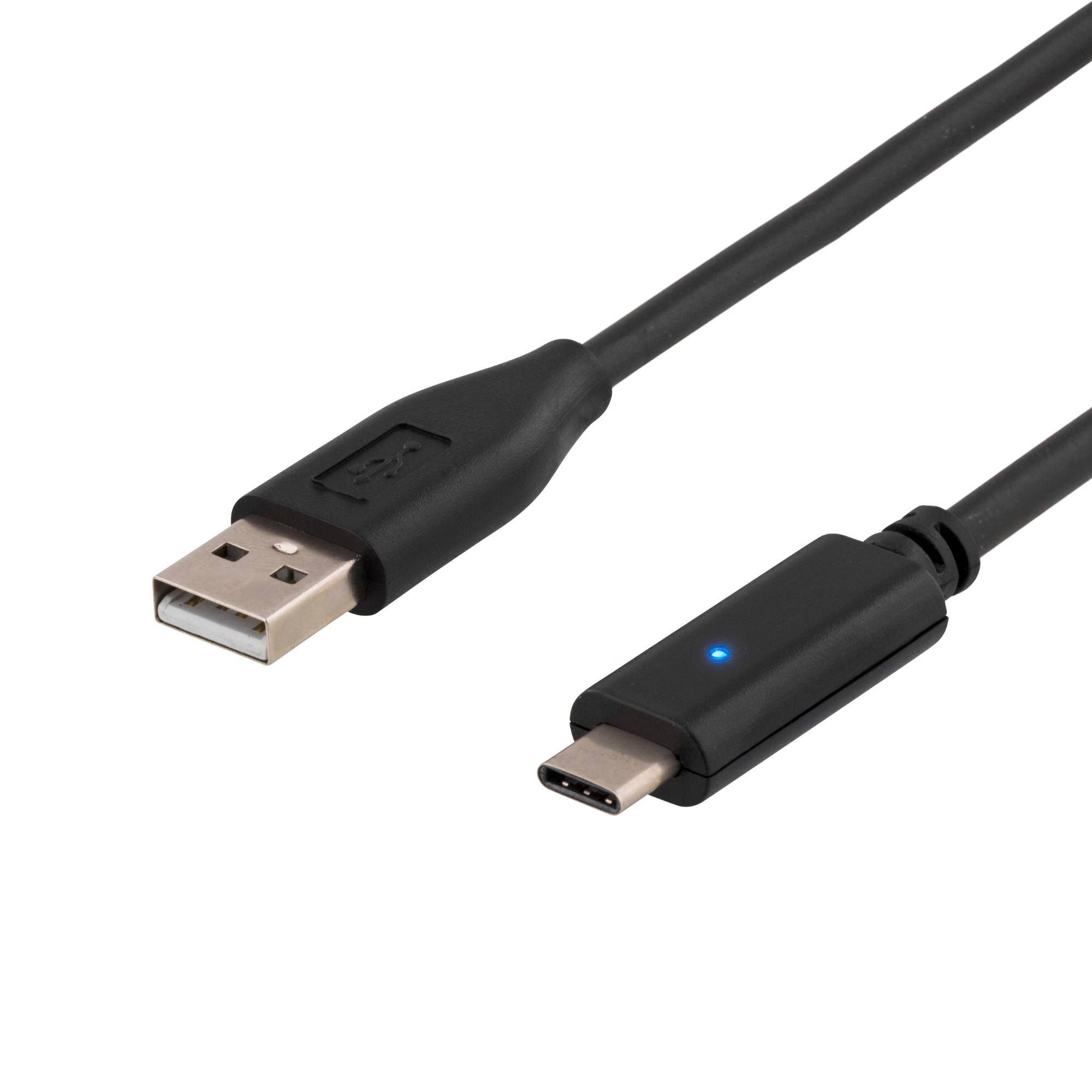 USBC-1003 DELTACO USBC-1003 - 0.5 m - USB C - USB A - USB 2.0 - 480 Mbit/s - Black
