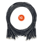 Intellinet 745185 networking cable Black 39.4" (1 m) Cat6 U/UTP (UTP)