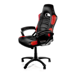 Arozzi Black & Red Enzo Adjustable Ergonomic Motorsports Inspired Desk Chair