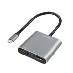 LogiLink 0.15M USB TYPE C TO USB TYPE C, HDMI & USB 3.0 ADAPTER
