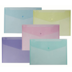 Snopake GRS ReBorn Polyfile Foolscap Pastel Asstd- 5 Files