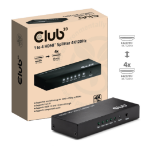 CLUB3D 1 to 4 HDMI™ Splitter 4K120Hz