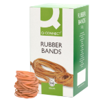 Q-CONNECT Rubber bands Natural – No. 32 (3.0x80mm) – Box 500g