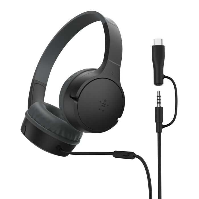 Belkin SoundForm Mini Headset Wired Head-band Calls/Music USB Type-C B