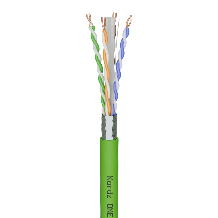 Kordz K13602-152M-GN networking cable Green Cat6a F/UTP (FTP)