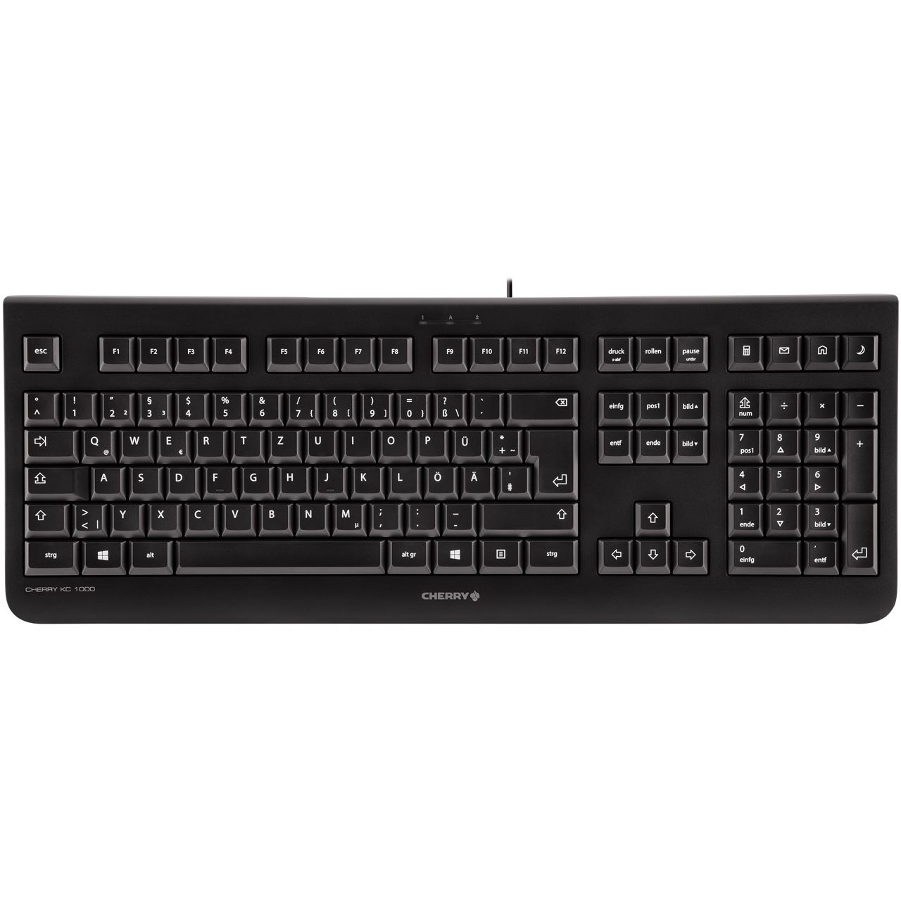 Image of CHERRY KC 1000 keyboard USB QWERTY Nordic Black