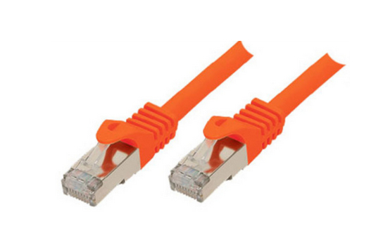 EU Product - RJ45 Patchkabel S/FTP, Cat7 LSZH 50m orange thumbnail