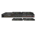 WyreStorm MXV-0404-H2A-KIT AV extender AV transmitter & receiver Black