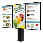 Peerless KOF555-3-EUK signage display mount 139.7 cm (55") Black