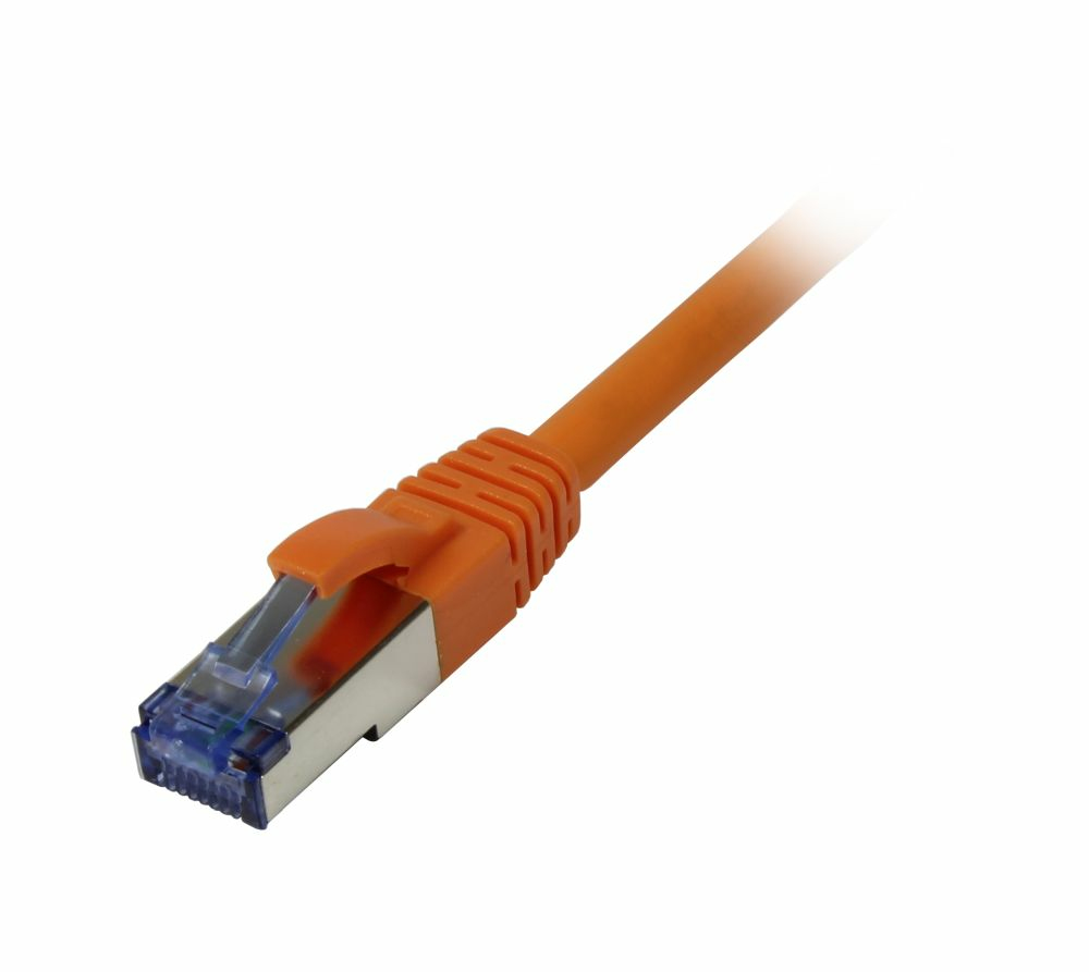 EU Product - Patchkabel RJ45 Cat6a 500Mhz orange S-STP S/FTP Komponent getestet GHMT - Cable - Network thumbnail