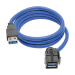 Tripp Lite USB 3.0 SuperSpeed Keystone Jack Type-A Extension Cable (M/F), 0.91 m (3-ft.)