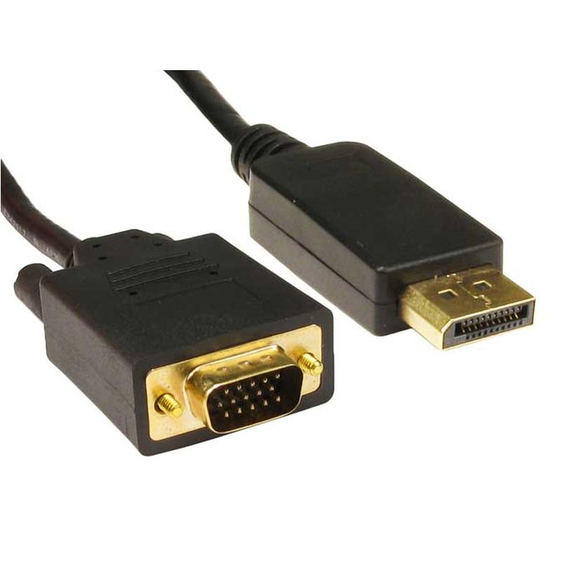 Image of FDL 1M DISPLAY PORT TO VGA ADAPTOR CABLE M-M