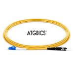 ATGBICS LC-ST OS2, Fibre Optic Cable, Singlemode, Simplex, Yellow, 3m