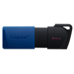 Kingston Technology DataTraveler 64GB USB3.2 Gen 1 Exodia M (Black + Blue) - 2 Pieces