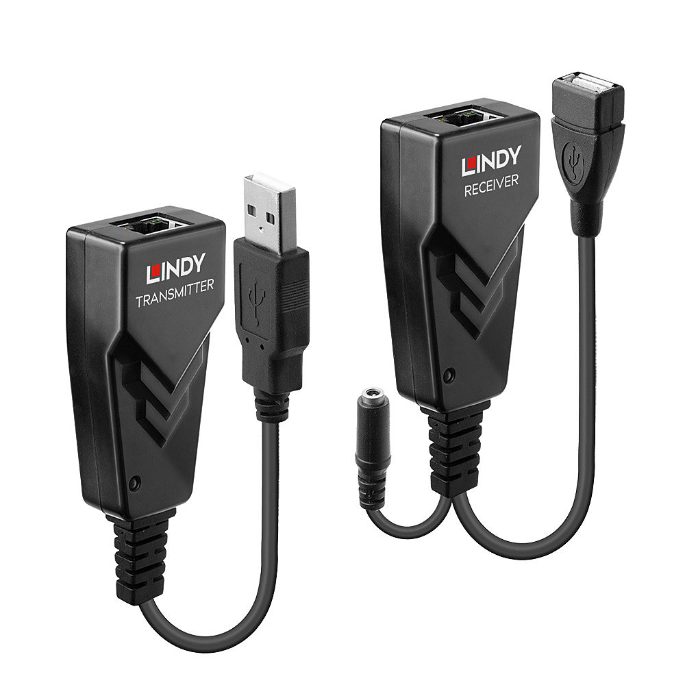 Image of Lindy 100m USB 2.0 Cat.5 Extender