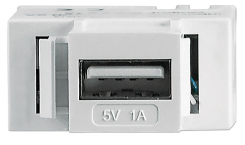Intellinet Keystone Jack, Charging Port for USB Type-A, Output 5 V / 1 A