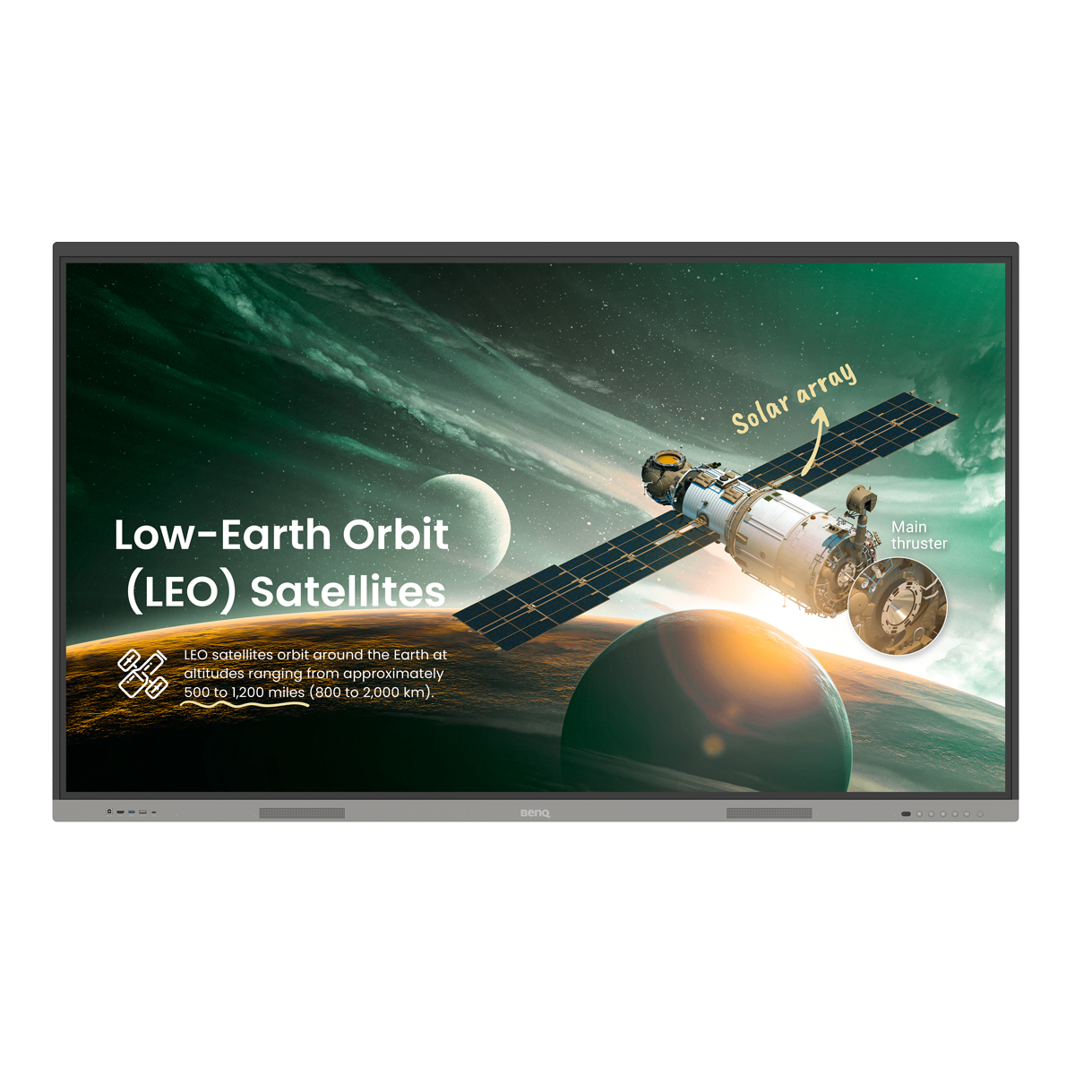 Image of BenQ RE6503A interactive whiteboard 165.1 cm (65") 3840 x 2160...