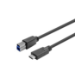 Vivolink PROUSBCBMM7.5 USB cable 7.5 m USB 3.2 Gen 1 (3.1 Gen 1) USB C USB B Black