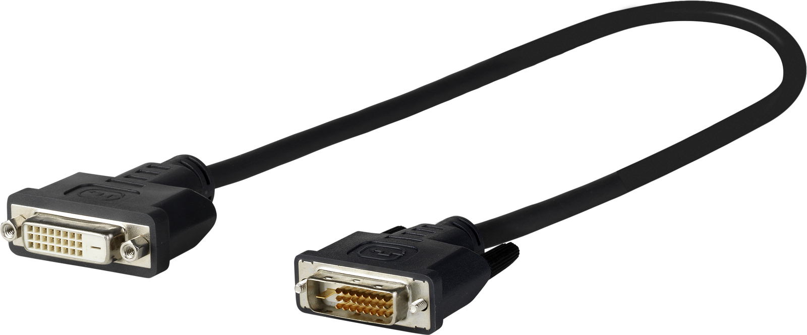 Vivolink PRODVIADAPDVI DVI cable 0.2 m DVI-D Black