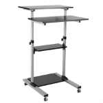 ROLINE 17.02.1547 All-in-One PC/workstation mount/stand 60 kg Aluminium, Black